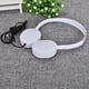 thumbnail image 2 of Bearachild Auriculares para juegos Auriculares estéreo de 3,5 mm con cable + micrófono para PC Computadora Gamer Teléfono y Comunicación Blanco, 2 of 5