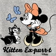 thumbnail image 3 of Disney - Minnie Mouse - Kitten Expurrt - Youth Crewneck Fleece Sweatshirt, 3 of 5