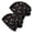 Christmas Candy Cane Snow Star Pattern, variant on Christmas Pine Tree Snowflake Pattern 2 Pack Slouchy Beanie Hat, Sleep Head Cover with Stretchy Fabric & Soft Texture, Stretchy Polyester Gifts for Unisex Men Women