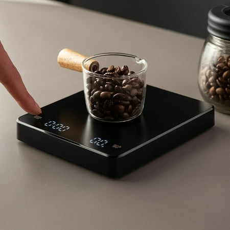 

Fogcroll Automatic Electronic Scale High Accuracy ABS Built-in Auto Timer LED Screen Mini Scale Restaurant Accessories