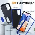 thumbnail image 2 of for Samsung Galaxy A14 5G Case, Samsung A14 5G Phone Case with Built in Kickstand, Shockproof/Dustproof/Drop Proof Military Grade Protective Cover for Galaxy A14 5G 6.6" Blue/Royal Blue, 2 of 14