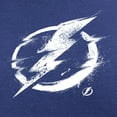 thumbnail image 3 of Men's Blue Tampa Bay Lightning Splatter Logo Long Sleeve T-Shirt, 3 of 4