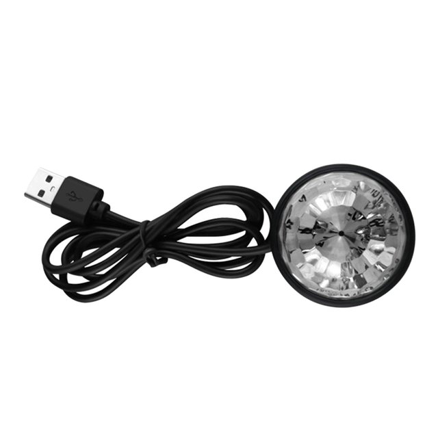 Auto USB Mini disco dj colorida novedad iluminación LED etapa decorativa Estilo C kusrkot Mini luz de discoteca