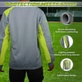 thumbnail image 4 of Vizari Arroyo Adult Soccer Goalie Jersey | Lightweight Goalkeeper Jersey with Padded Long Sleeve for Men and Women, 4 of 5