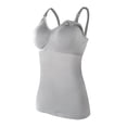 thumbnail image 4 of Womens Nursed Tank Tops Built In Bra Top For Breastfeeding Maternity Camisole Brasieres 2PC With 4PC Pads, 4 of 7