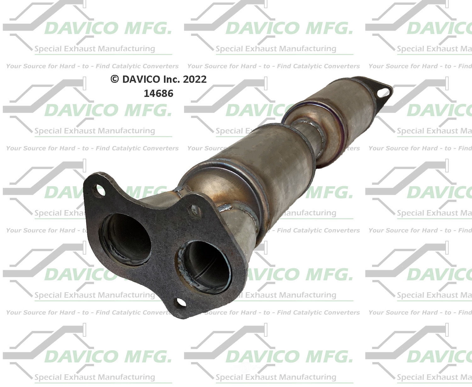 Davico Mfg 14686 Direct-Fit Catalytic Converter