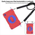 thumbnail image 5 of Decase Crossbody for Samsung Galaxy Tab A7 Lite 8.7" T220/T225 Military Grade Protection Case,with Kickstand, Hand Strap,with Pen Holder,Rugged Shockproof Heavy Duty Case Cover,Redblue, 5 of 12