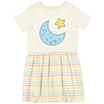 thumbnail image 3 of Inktastic Moon and Star Girls Toddler Dress, 3 of 5