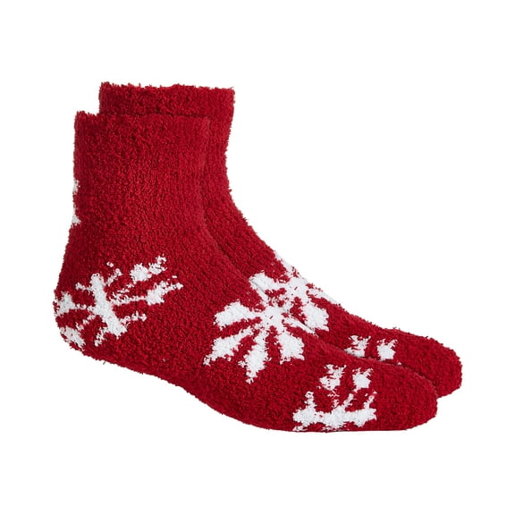 Charter Club Super Soft Cozy Socks, Candy Red, ONE SIZE