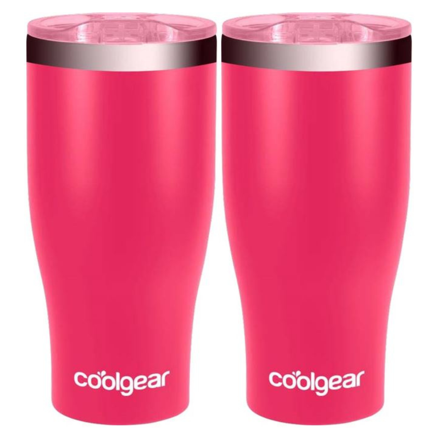 Cool Gear 2-Pack 20 Ounce Curve Tumbler | Stainless Steel Double Wall Copper Lining Vacuum Sealed Water Bottle with Slider Lid - image 3 of 3
