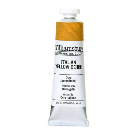 UPC: 0877463001321 | Williamsburg Handmade Oils – Williamsburg Handmade Oil Color – 37ml Tube – Italian Yellow Ochre
