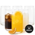 thumbnail image 2 of Juego de 60 Vasos de Vidrio Tipo Lata 480 ml | Vasos Resistentes y Apilables | Para Cerveza, Cócteles, Agua y Refrescos, 2 of 7