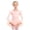 Pink, variant on Childrens Girls Ballet Dance Leotard Dancewear Dress For Practice Performance Long Sleeve Skirted Ruffle Shoulder Bow Ages 2-13 Years Light Blue 10 T