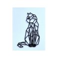 thumbnail image 1 of Décoration Murale Géométrique Chat Noir, 1 of 1