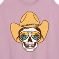 thumbnail image 3 of Instant Message - Beach Cowgirl Skull - Women's Racerback Tank Top, 3 of 6
