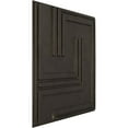 thumbnail image 2 of Ekena Millwork 19 5/8"W x 19 5/8"H Geometric EnduraWall Decorative 3D Wall Panel, Universal Aged Metallic Weathered Steel (12-Pack for 32.04 Sq. Ft.), 2 of 6