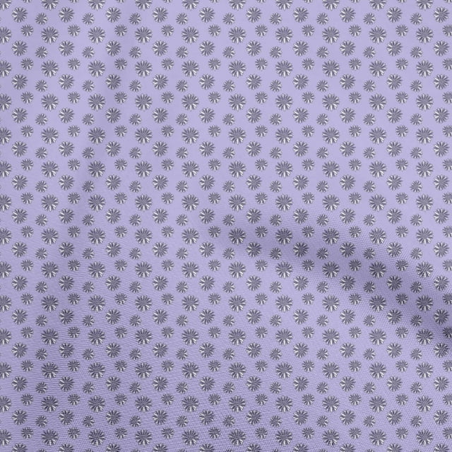 oneOone Viscose Chiffon Bluish Violet Fabric Asian Block Fabric For Sewing Printed Craft Fabric By The Yard 42 Inch Wide