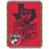 Dallas Fc Official "handmade" Woven Tapestry Throw
