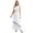 White, variant on Women's Greek Toga Dress Costume Roman Empress One Shoulder Tunic Robes for Cosplay Party Champagne M