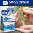 thumbnail image 4 of MED PRIDE Sterile Fingertip Fabric Bandages 1.75in X 3in Hypoallergenic Latex-Free Adhesive Finger Tip Bandages 100 Count for Sensitive Skin, 4 of 7