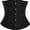 Black, variant on MISS MOLY Women Lace Up Boned Corset Bustier Waist Cincher Shapewear, CZ9427
