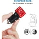 thumbnail image 2 of Cargador de coche USB dual, adaptador de coche Bling Bling Rhinestones Decoraciones de coche de carga rápida para iPhone Xs Max X Plus, iPad Pro/Mini, Samsung Scarlet oso de fresa Juguete, 2 of 6