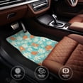 thumbnail image 6 of Fuzoiu Cute Sloth on Floral Tree Print Carpet Floor Mats for Car,Car Foot Mat Set,Universal Fit 4 Piece Mat Pad Set,Fits Most Cars Trucks Vans Sedans SUV Auto Carpet Mat Se, 6 of 7