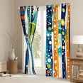 thumbnail image 3 of Homewish Colorful Circle Black Out Curtains For Adults Female Men,Abstract Polka Dots Curtains Pack of 2 (42x63 Each),Vintage Aesthetic Bedroom Curtains,Ultra Soft Home Decor, 3 of 6