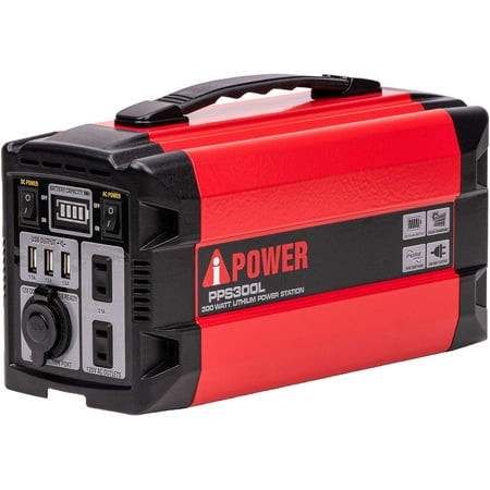 UPC: 0851217006732 | A-iPower Portable Power Station 300W with Lithium-Ion Battery  Solar Powered Outdoor Generator  Battery Power Supply for Home Emergency Use  CPAP  Camping  Weekend Trip and Fishing.