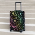 thumbnail image 6 of Fuzoiu Rainbow Glitter Print Suitcase Cover,Washable Luggage Covers for Suitcase,Elastic Luggage Protector Cover,Scratch Resistant Travel Suitcase Covers-Small, 6 of 7