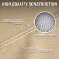 thumbnail image 5 of GoSports 7 ft Premium Leatherette Pool Table Cover - Waterproof & Tearproof - Heavy Duty Indoor & Outdoor Billiard Table Cover - Tan, 5 of 5