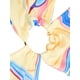 thumbnail image 4 of Vestido femenino Sunloudy, estampado geométrico con cuello en V sin mangas de una pieza con cuello halter para mujer Sunloudy  S M L XL, 4 of 8