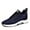 Navy, variant on Men's Elevator Sneakers 2.36 Inch Invisible Height Increasing Lace up Fashion Sneakers