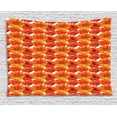 thumbnail image 1 of Poppy Tapestry, Artistic Blossoms with Vibrant Petals Hand Painted Style Nature Pattern, Wall Hanging for Bedroom Living Room Dorm Decor, 60W X 40L Inches, Orange and Vermilion, by Ambesonne, 1 of 2