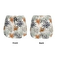 thumbnail image 3 of Cauagu Tropical Leaves Print Women's 2 in 1 Running Shorts Athletic Workout Gym Yoga Shorts Running Shorts for Women-XX-Large, 3 of 7