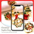 thumbnail image 6 of Christmas Napkin Portable Paper Tissues Table Decoration  Wreath Animal Head, 6 of 8
