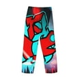 thumbnail image 5 of Sigee Geometry Dash (50) Print Men's Pajama Pants - Soft Lounge Sleep Bottoms with Elastic Waistband and Pockets-Small, 5 of 9
