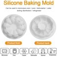 thumbnail image 4 of Molde de silicona en espiral para pasteles, molde de silicona para hornear, molde antiadherente para pasteles tipo donut, molde de silicona para pasteles, molde para pasteles con forma de, 4 of 5