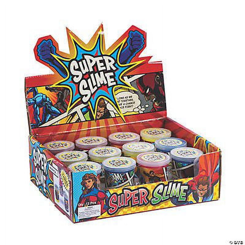 Superhero Kryptonite Slime - Party Favors - 12 Pieces