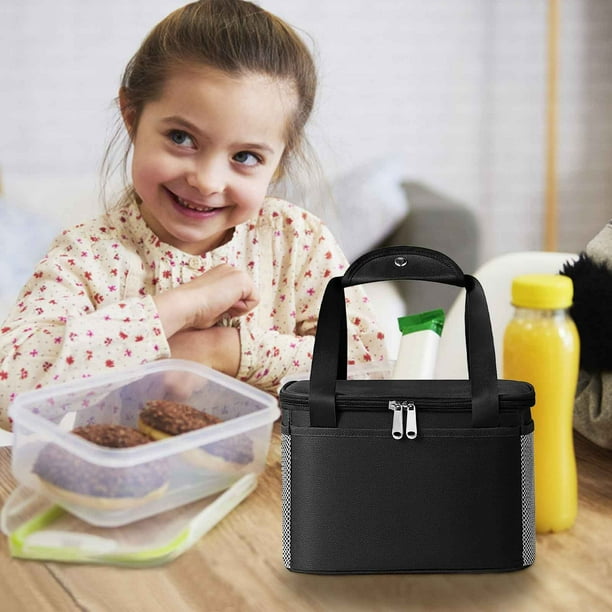 Bolsa de almuerzo de tela de nylon Bolsa de picnic al aire libre Bolsa de almuerzo portátil Bolsa Bento Bolsa de preservación del calor Bolsa de hielo Wmkox8yii HFSH2621