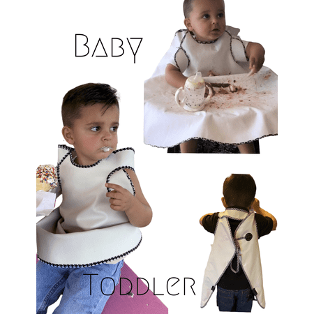 Baby Big Bib -Unisex High-Quality Bib/Apron Fits Infants-Toddler Years for Crafting-Jillian Van Sice