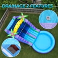 thumbnail image 6 of Relunch 26X12X14FT Commercial Inflatable Double Water Slide for Kids & Adults, PVC Inflatable Water Park with Climbing Wall & Blower, Giant Blow Up Water Slide Backyard Outdoor, 6 of 13