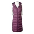 thumbnail image 2 of DailyTrove Women's Long Quilted Puffer Vest - Polyester Casual & Winter Wear, Warm for Daily & Outdoor Outings, 2 of 5