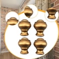 thumbnail image 6 of deevoka 4 Pieces Curtain Rod Finials Drape Rod Finals Heads for Indoor Bedroom Hotel Gold, 6 of 9