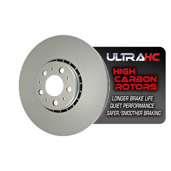 UltraHC Coated High Carbon Brake Rotor, Front UR003525, Volvo XC90 2014-2003
