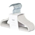 thumbnail image 4 of 3 Sprouts Baby Velvet, Non-Slip Clothes Hangers - Pack of 30 - Gray, 4 of 5