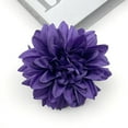 thumbnail image 4 of Simulation Dahlia Flower Head Purple A, Champagne Artificial Flowers Silk Flowers Faux Heads for Table Centerpiece Floral Arrangements Wedding Home Decoration, 1X Artificial Flower, 4 of 5