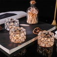thumbnail image 2 of Lierteer Crystal Tealight Candle Lantern Holders Candlesticks for Wedding Party Gold, 2 of 7