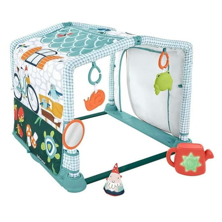 UPC: 0194735047734 | Fisher-Price 3-in-1 Baby Gym with 5 Sensory & Fine Motor Toys for Newborn to Toddler Play