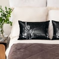 thumbnail image 3 of Pofeuu New York City1 Print Satin Pillowcase for Hair and Skin Pillow Cases, Silk Pillow Cases, Soft Cooling Pillow Covers, 20x30 Inches（Pillow core not included）, 3 of 7